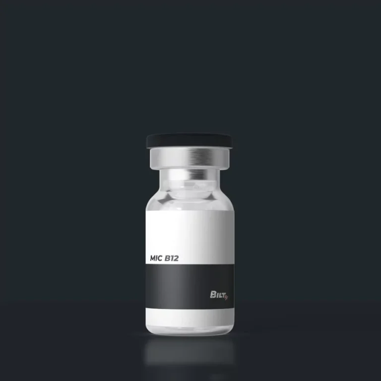 MIC B12 injection vial for fat burning and energy support